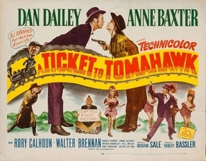 A Ticket to Tomahawk Wooden Framed Poster