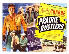 Prairie Rustlers Poster with Hanger