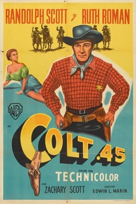 Colt .45 Wooden Framed Poster