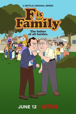 F is for Family Canvas Poster