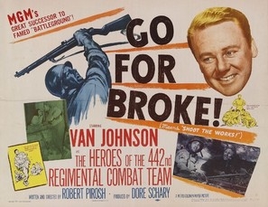 Go for Broke! Poster with Hanger