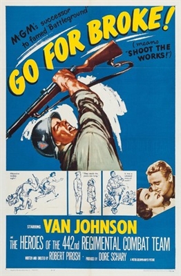 Go for Broke! Canvas Poster