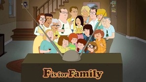 F is for Family Wood Print