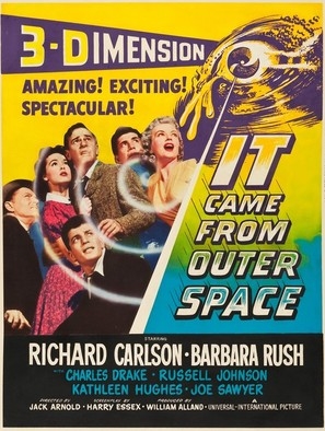 It Came from Outer Space Wooden Framed Poster