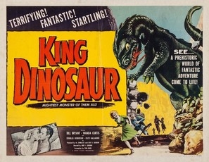 King Dinosaur Wood Print