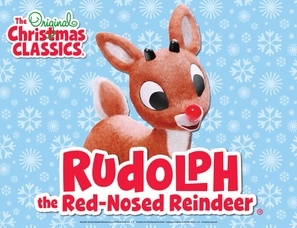 Rudolph, the Red-Nosed Reindeer Wooden Framed Poster