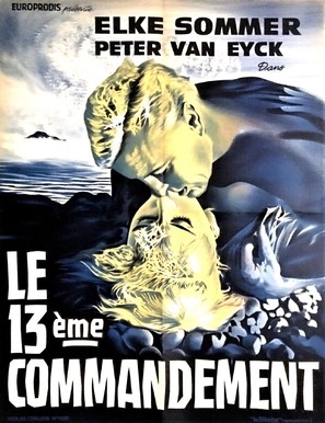 Verführung am Meer Canvas Poster