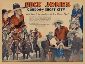 Gordon of Ghost City Wooden Framed Poster