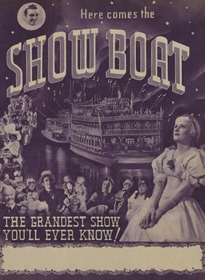 Show Boat Wood Print