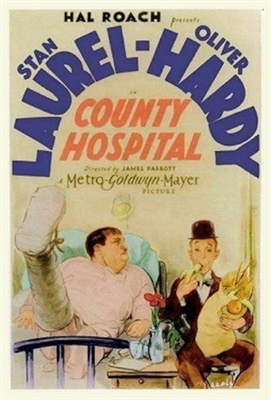 County Hospital Wooden Framed Poster