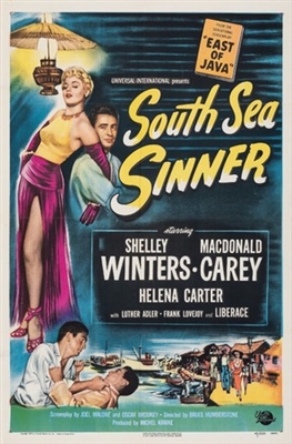 South Sea Sinner Metal Framed Poster