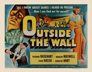 Outside the Wall Wooden Framed Poster