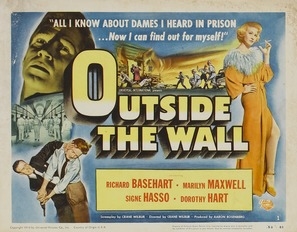 Outside the Wall Wooden Framed Poster