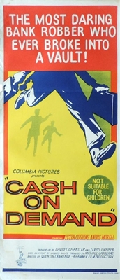 Cash on Demand Wooden Framed Poster