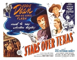 Stars Over Texas Wooden Framed Poster