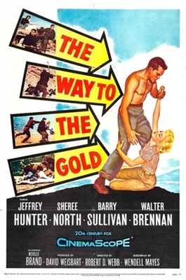 The Way to the Gold Metal Framed Poster