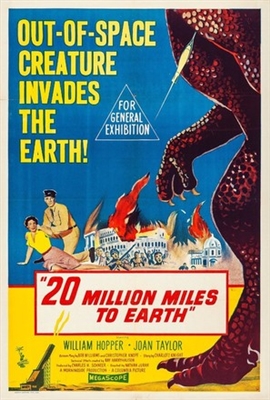 20 Million Miles to Earth Poster with Hanger