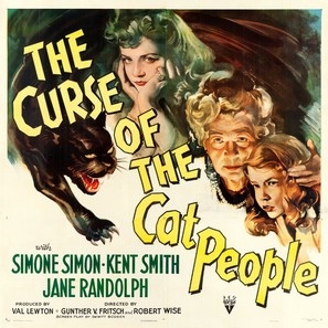 The Curse of the Cat People pillow