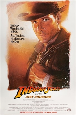 Indiana Jones and the Last Crusade Poster with Hanger