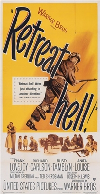 Retreat, Hell! Metal Framed Poster