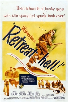 Retreat, Hell! Wooden Framed Poster
