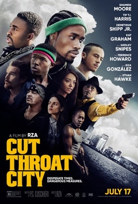 Cut Throat City Metal Framed Poster