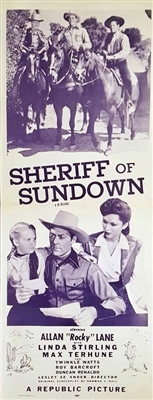 Sheriff of Sundown Metal Framed Poster