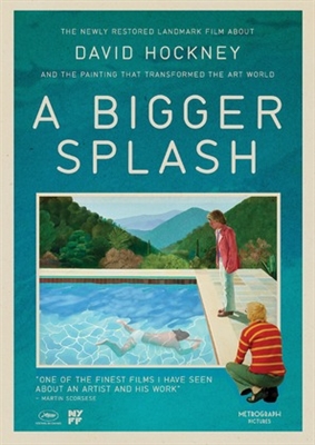 A Bigger Splash Wooden Framed Poster
