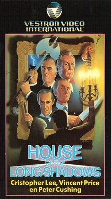 House of the Long Shadows Wooden Framed Poster