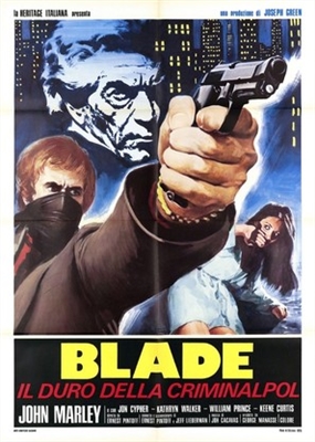 Blade Wooden Framed Poster
