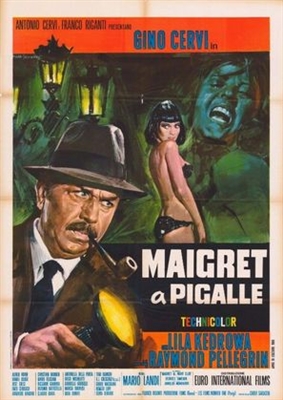 Maigret à Pigalle Wooden Framed Poster