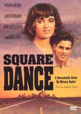 Square Dance Wooden Framed Poster