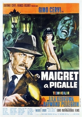 Maigret à Pigalle Canvas Poster