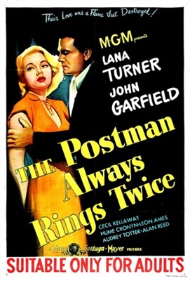 The Postman Always Rings Twice Poster with Hanger
