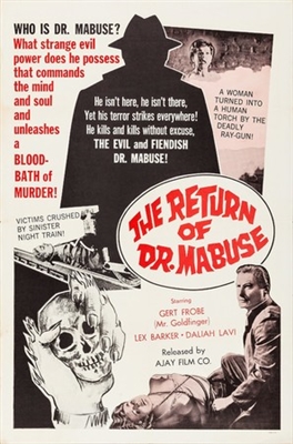 Im Stahlnetz des Dr. Mabuse Canvas Poster