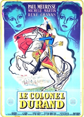 Le colonel Durand Wooden Framed Poster