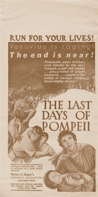 The Last Days of Pompeii Canvas Poster