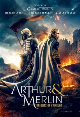 Arthur &amp; Merlin: Knights of Camelot Wooden Framed Poster