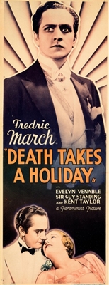 Death Takes a Holiday Poster with Hanger