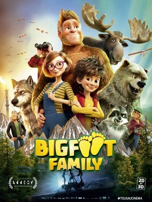 Bigfoot Family pillow