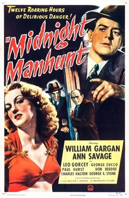 Midnight Manhunt Canvas Poster