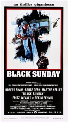 Black Sunday Wooden Framed Poster