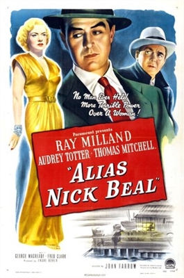 Alias Nick Beal Wooden Framed Poster