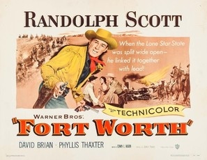 Fort Worth Wooden Framed Poster