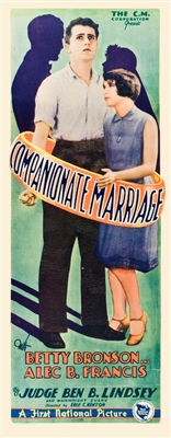 Companionate Marriage Wooden Framed Poster