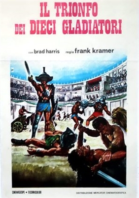 Trionfo dei dieci gladiatori, Il poster