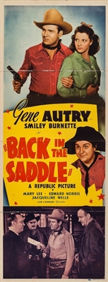 Back in the Saddle Canvas Poster