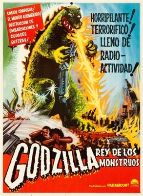 Godzilla, King of the Monsters! Poster with Hanger