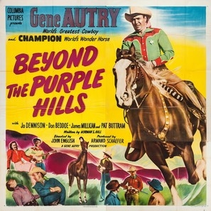 Beyond the Purple Hills Poster with Hanger