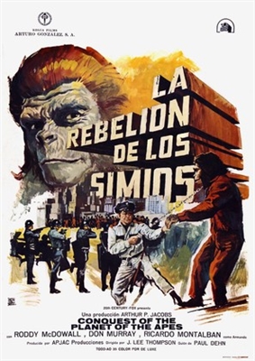 Conquest of the Planet of the Apes Canvas Poster